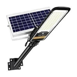 RuoKid Lámpara solar de calle de 80 W 84 LED de 1500 lm_1