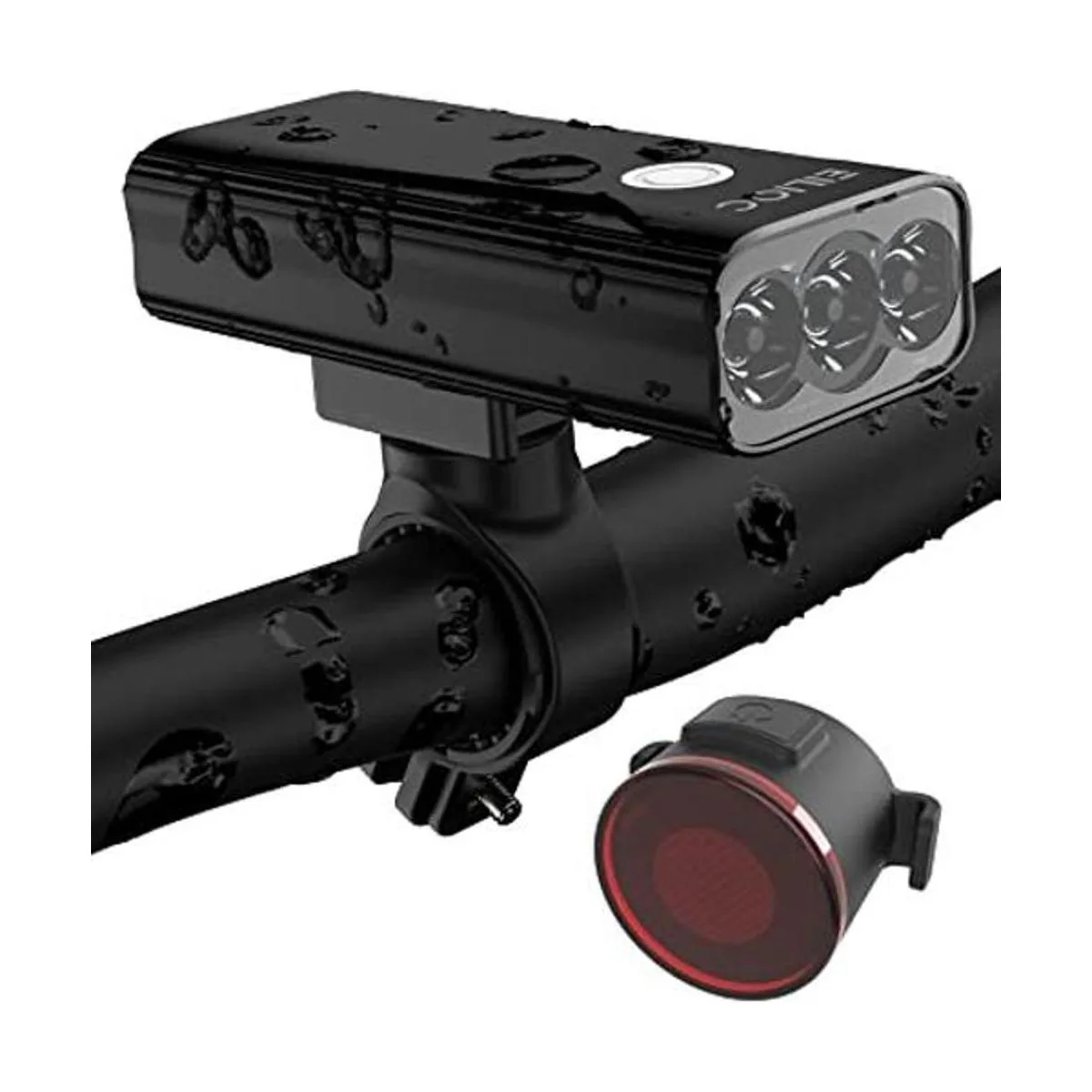 EILIOC Luces de bicicleta para conducción nocturna 6400_1