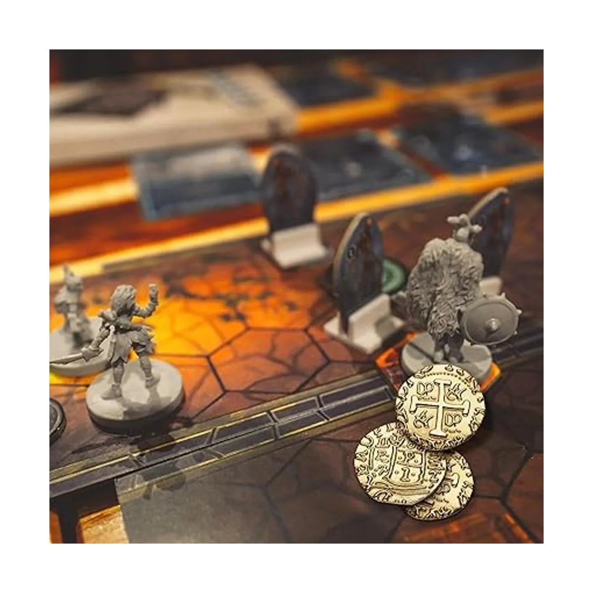 Monedas piratas de metal Juego de 100 monedas de tesoro_6