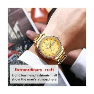 OLEVS Relojes de lujo con diamantes para hombres_2