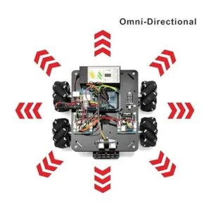 OSOYOO Kit de coche robótico OmniDirectinal Mecanum Ruedas_3