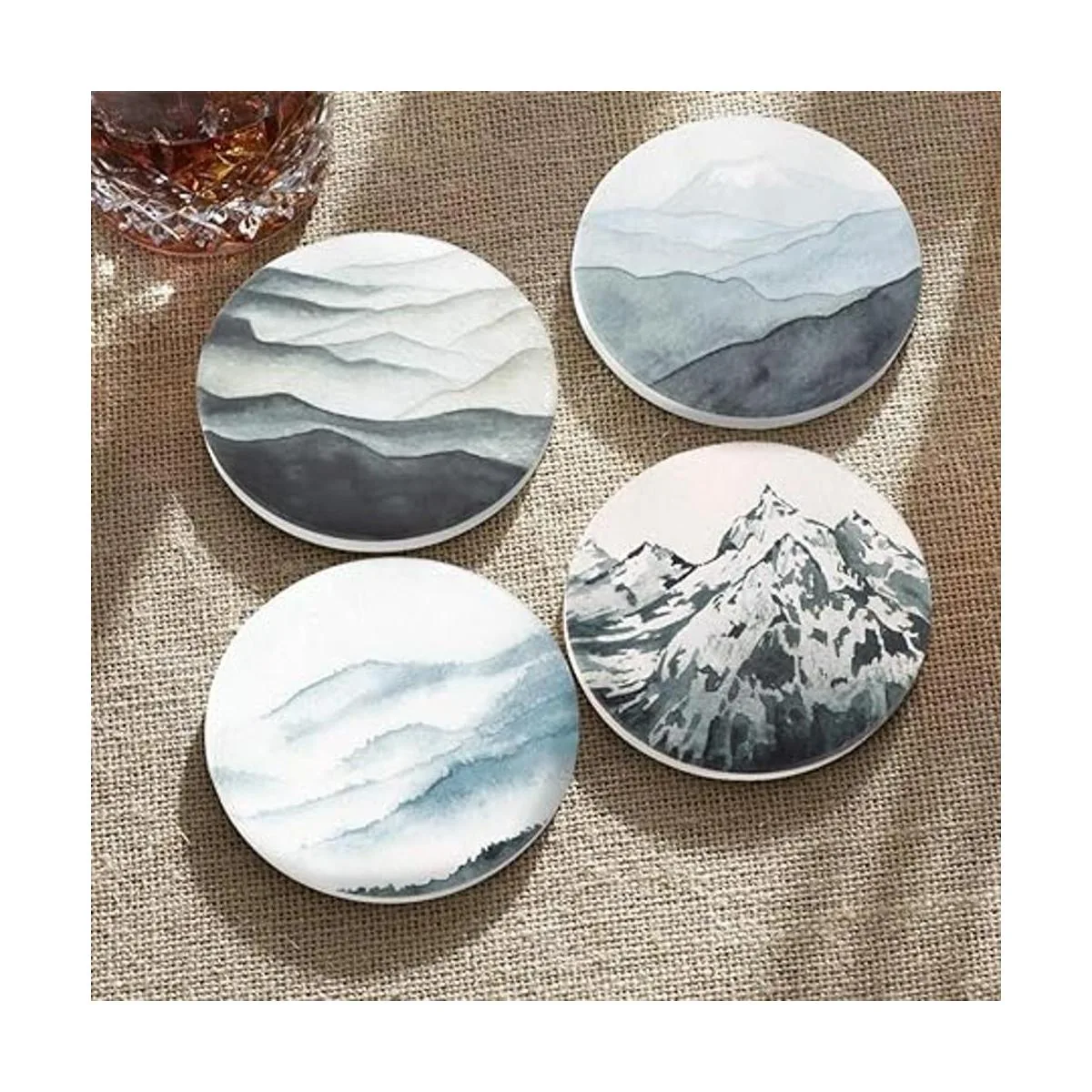 Lahome Mountain Range Posavasos Juego de posavasos