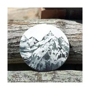 Lahome Mountain Range Posavasos Juego de posavasos