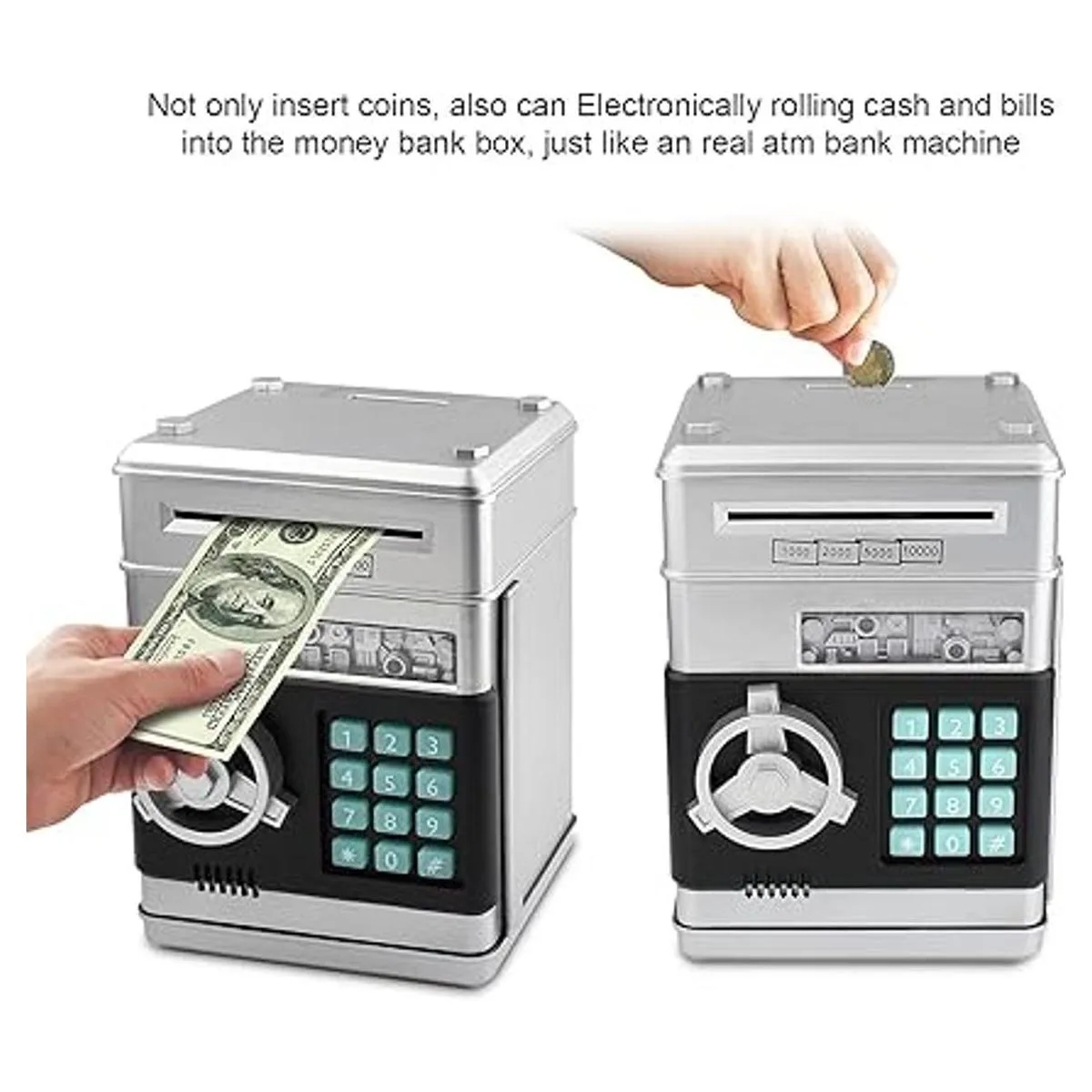 Setibre Alcancía caja de ahorro de dinero electrónica con_3