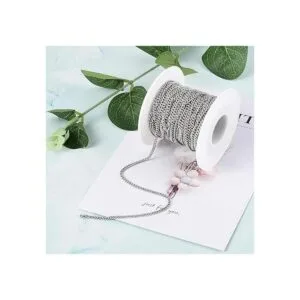 Pandahall Cadenas de acero inoxidable 304 sin soldar_4