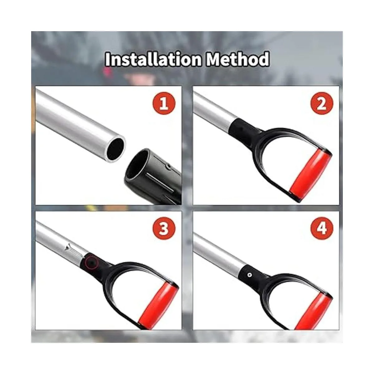 MroMax Pala D Mango de agarre de 1.260 in1.26 pulgadas de_5