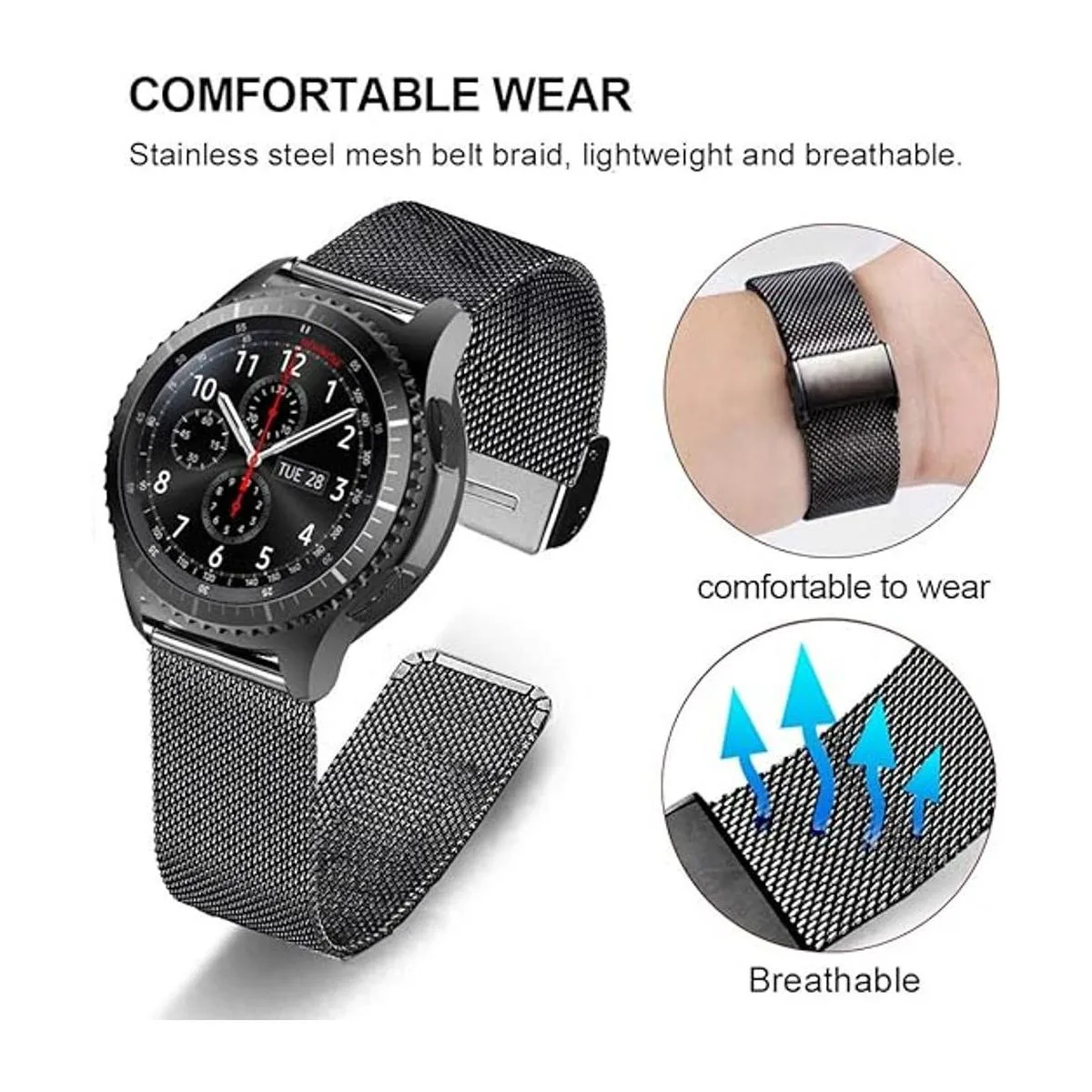 Correa de repuesto para Samsung Gear S3 Frontier Classic_3