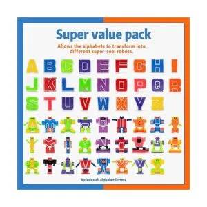 26 Piezas Alfabeto Robot Transformación Figura de Acción_2
