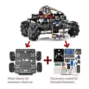 OSOYOO Kit de coche robótico OmniDirectinal Mecanum Ruedas_2