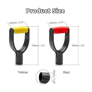 MroMax Mango de agarre en D 2 unidades 114 pulgadas de_2