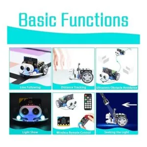 ELECFREAKS Microbit Mini Cutebot Kit compatible con BBC_3