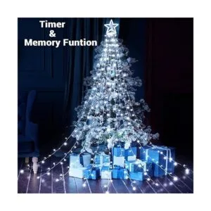 Toodour Luces de Navidad 317 luces LED de 10 x 9 pies_5