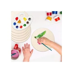 Arroyner Discos de madera pequeños de 2 pulgadas círculos