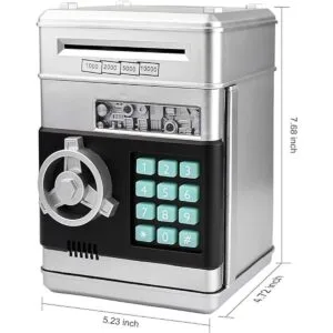 Setibre Alcancía caja de ahorro de dinero electrónica con_2