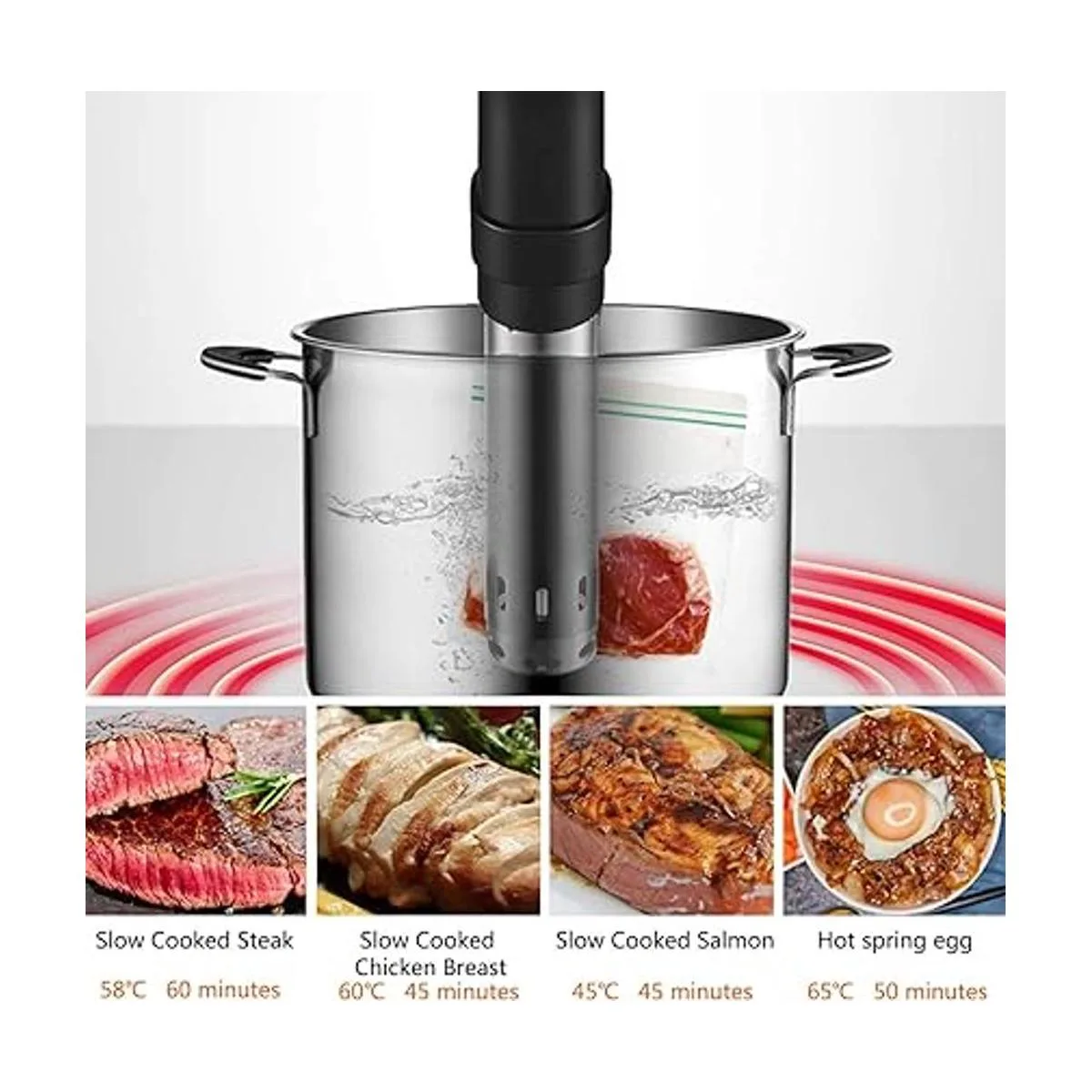 Fityou Sous Vide Cooker Circulador de inmersión térmica_4