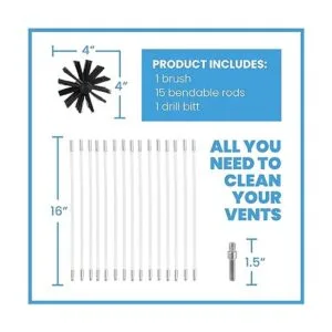 Kit de limpiador de ventilación de secadora 20 pies_3