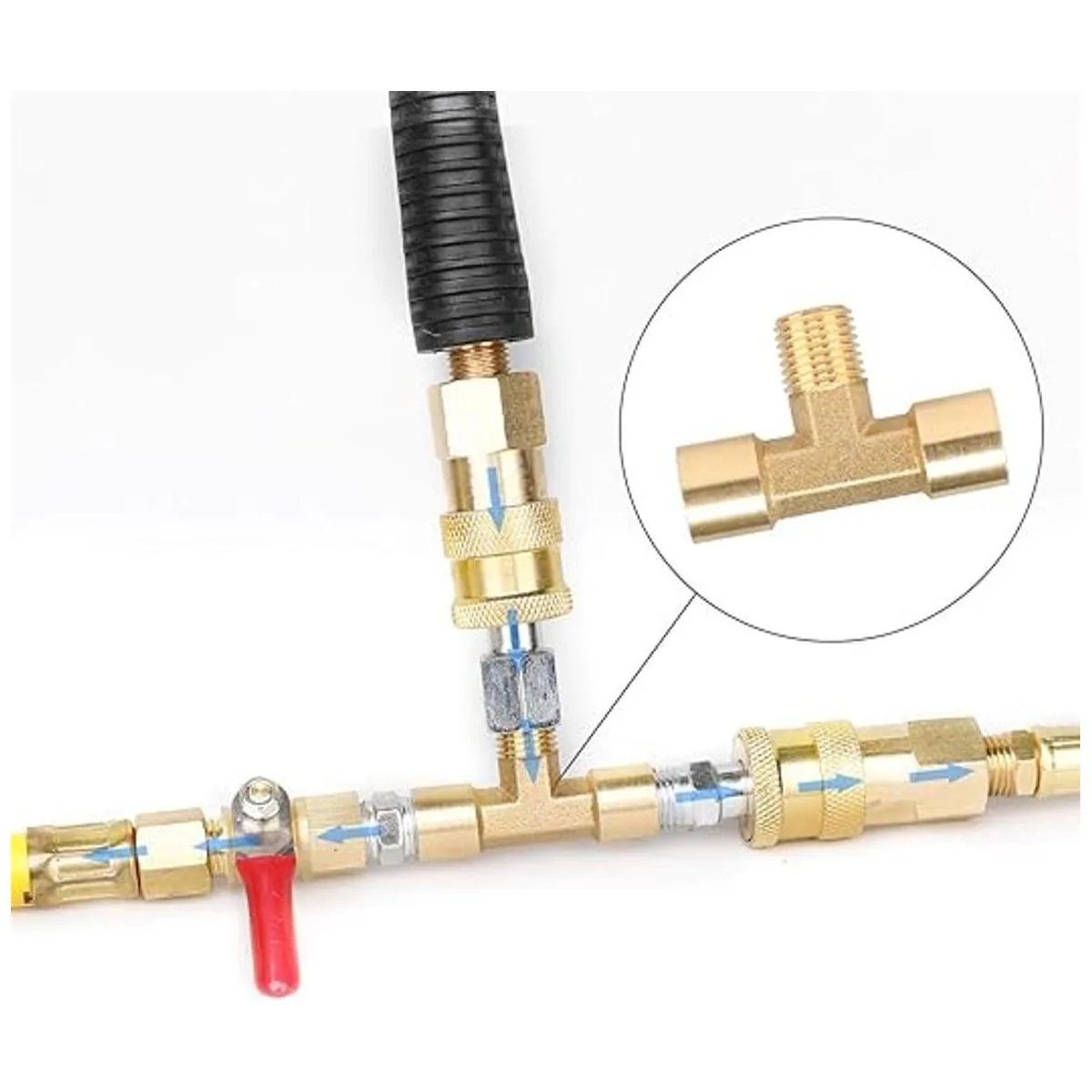 Hromee Juego de 18 acopladores de aire y enchufes_6