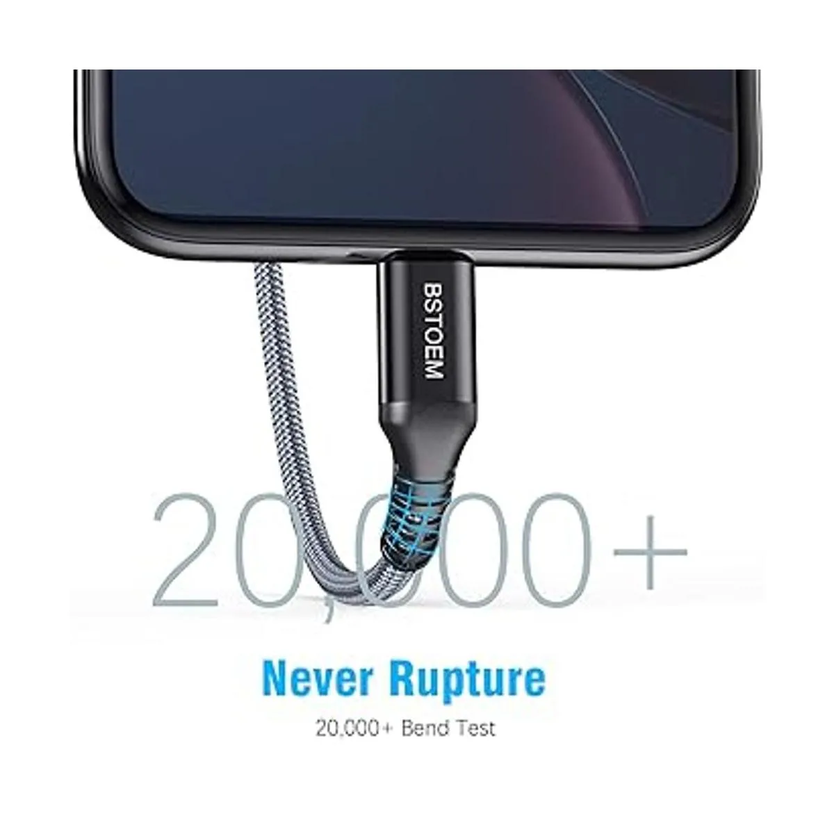 Cable de carga rápida C cable USB C largo tipo C_3