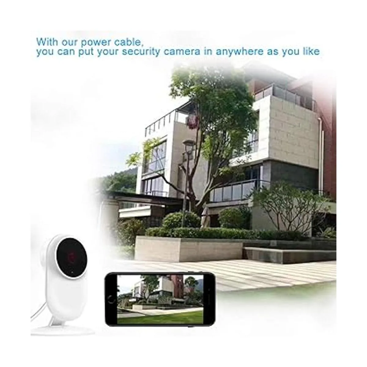 Cable de extensión de alimentación USB largo para WyzeCam_2