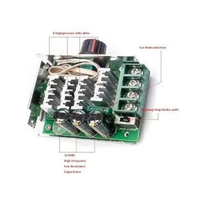 Interruptor controlador de velocidad del motor PWM DC de