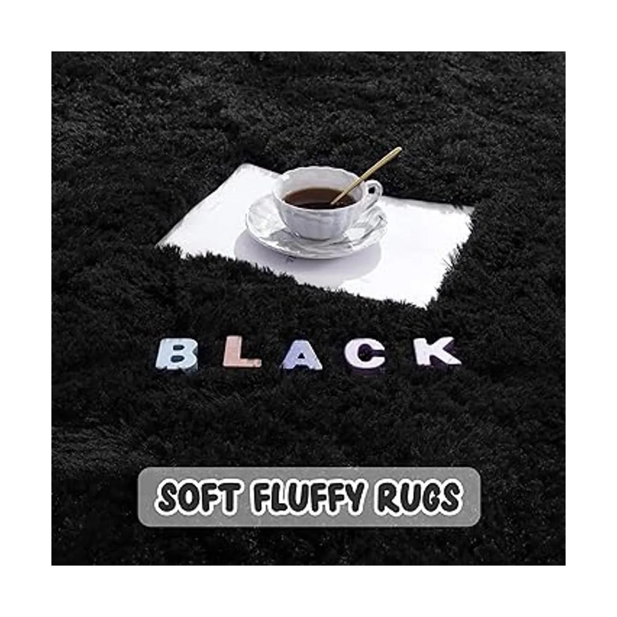 Rostyle Alfombras suaves y esponjosas para el dormitorio_6