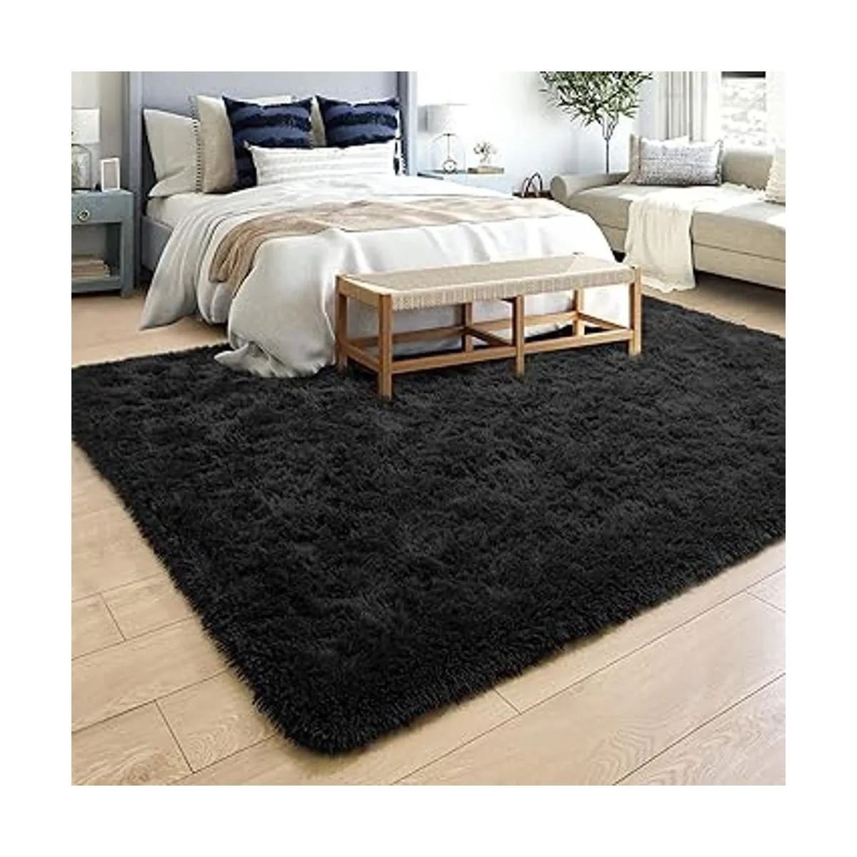 Rostyle Alfombras suaves y esponjosas para el dormitorio_2