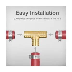 SUNGATOR 34 pulgadas PEX Tee de latón 34 pulgadas x 34_5