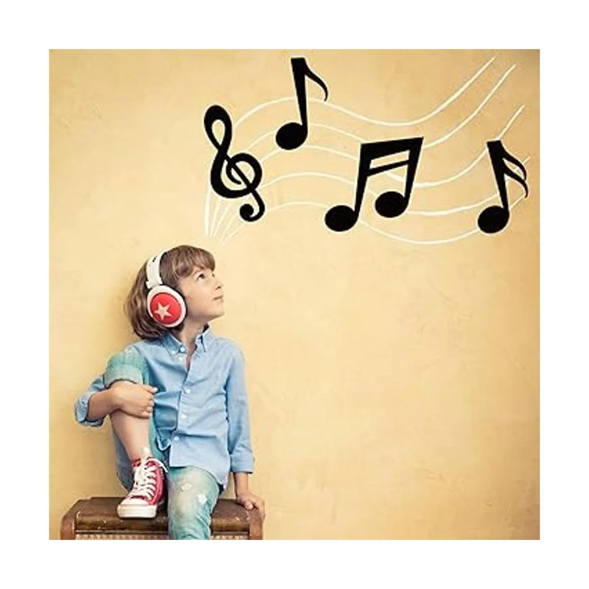 40 piezas de notas musicales decoraciones de fiesta de