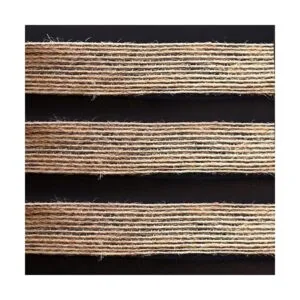 4 rollos de tela de arpillera natural con cinta de