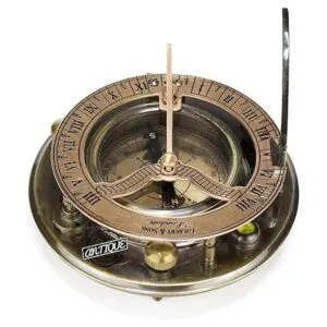 AV Sundial Brújula Reloj náutico de latón regalos_3