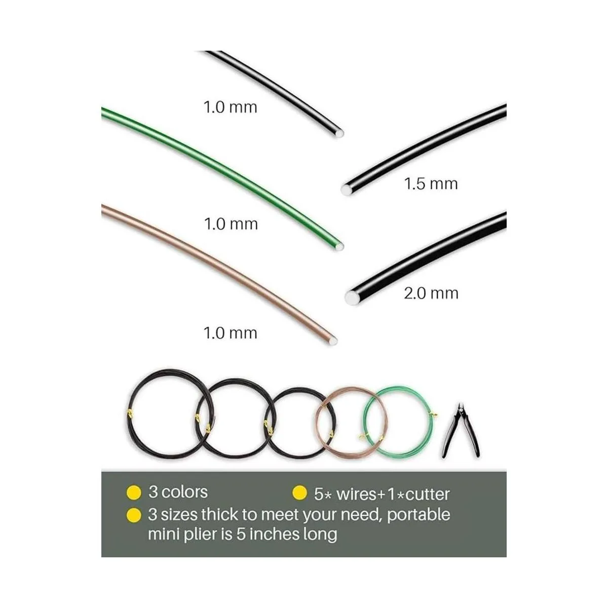 MoHern Bonsai Wire and Bonsai Kit de herramientas de_2