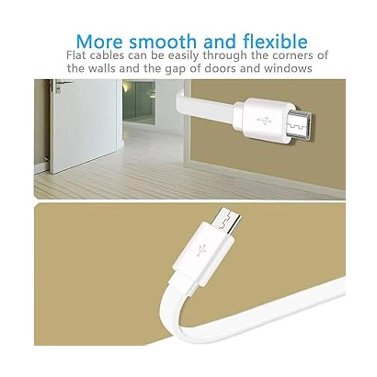 Paquete de 2 cables de extensión de alimentación USB de 10_2