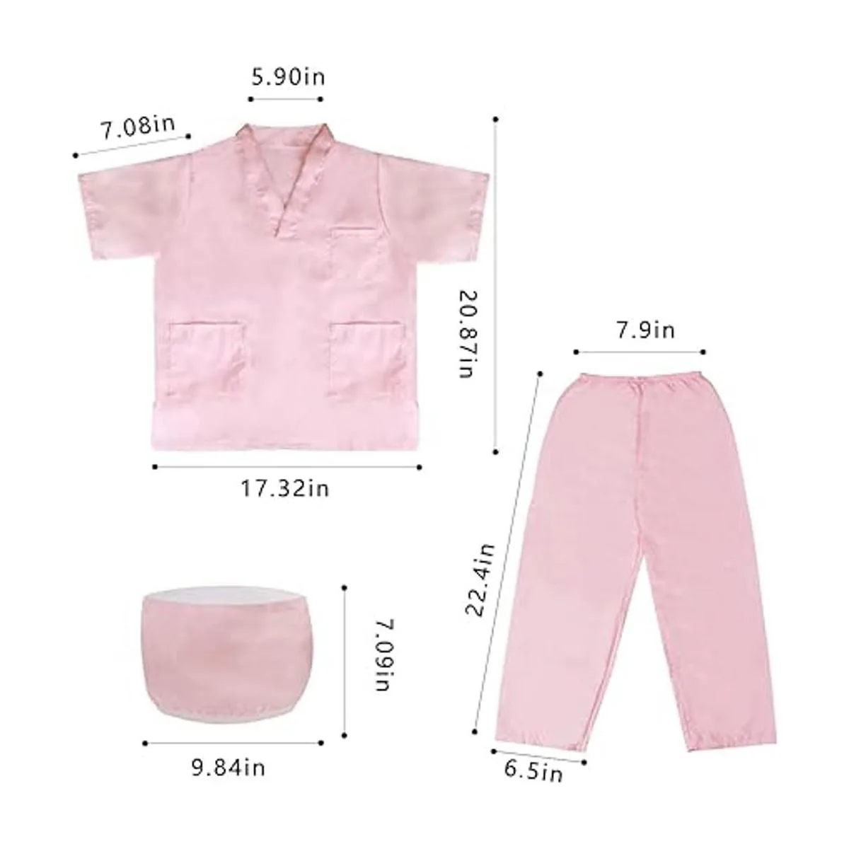 Meland Kit de médico de juguete para niñas juego de_5