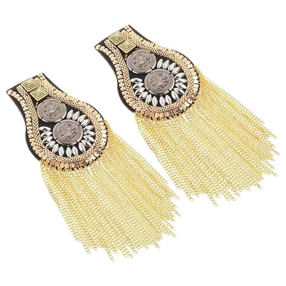 CM Fashion Star Tassel Link Chain Epaulet Shoulder Boards_1
