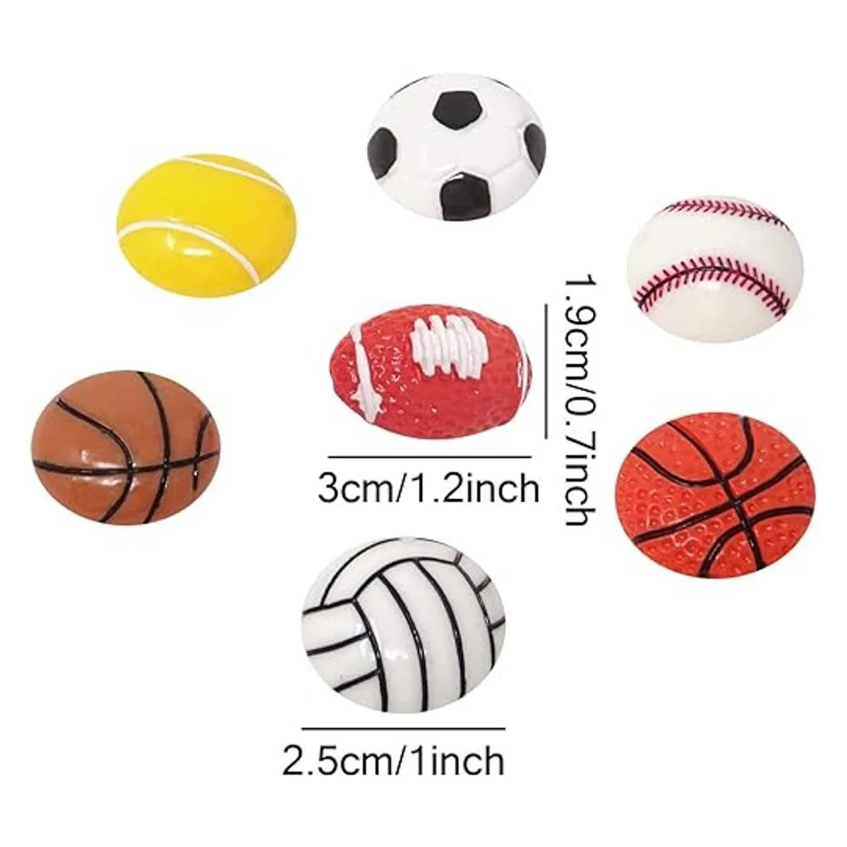 Honbay 28 abalorios de resina para álbumes de recortes_2