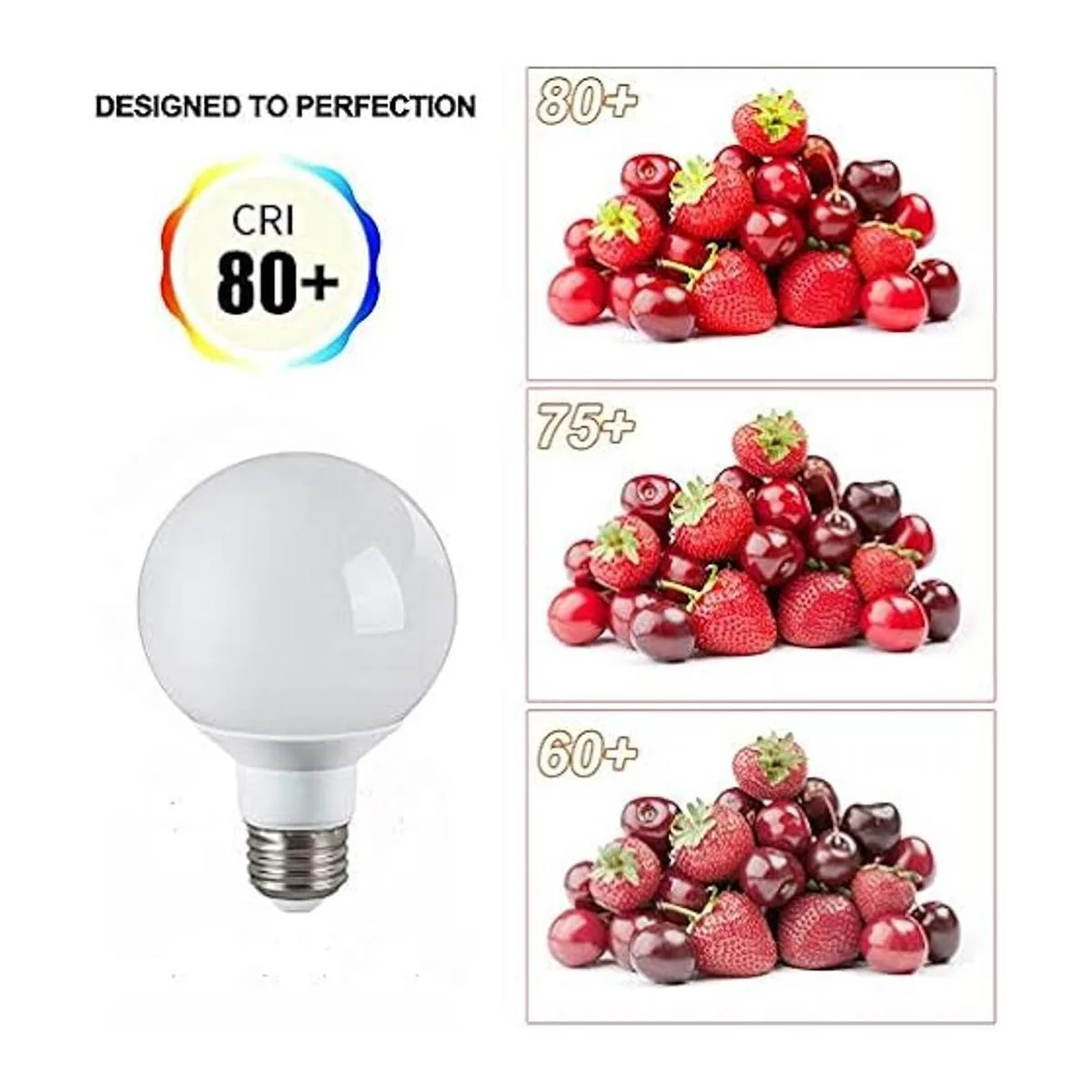 Lxcom Lighting Bombilla LED G60 de 3 W bombillas_4