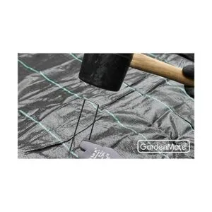 IME Grapas de jardín en forma de U anclajes de suelo