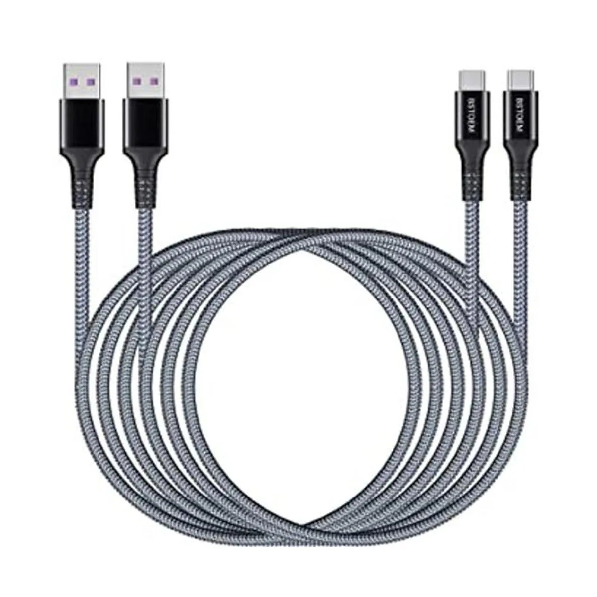 Cable de carga rápida C cable USB C largo tipo C_1