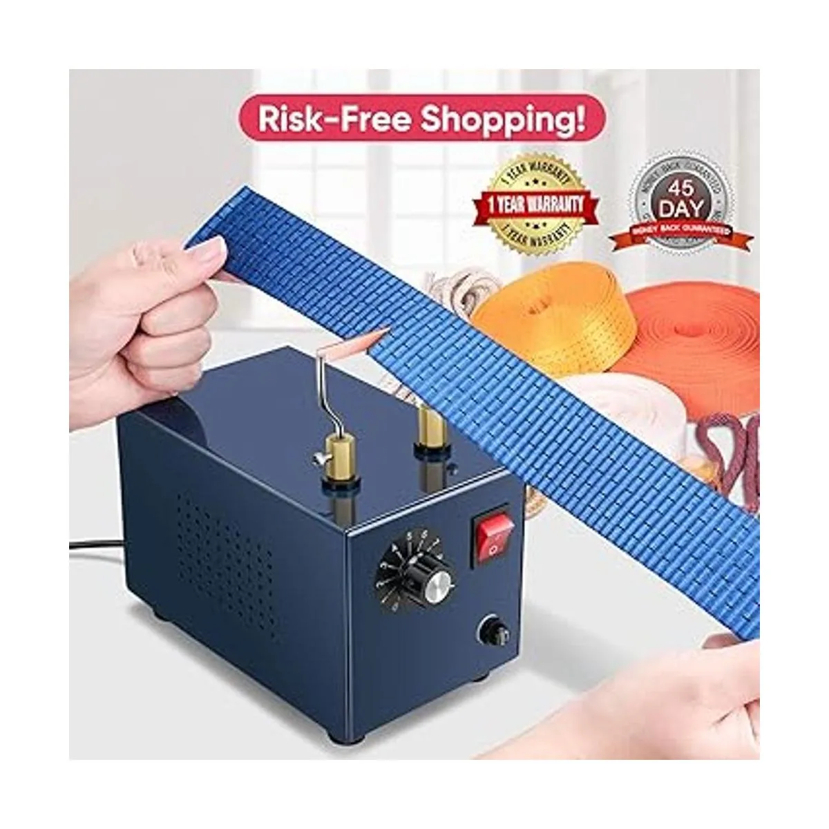 RoMech Cortador eléctrico de cuerda con potencia