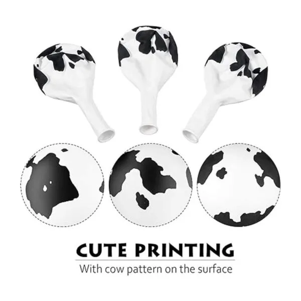 Globos de vaca de látex globos de vaca con estampado