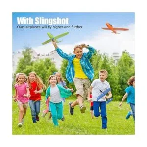 Paquete de 4 juguetes de avión avión de espuma grande de_5