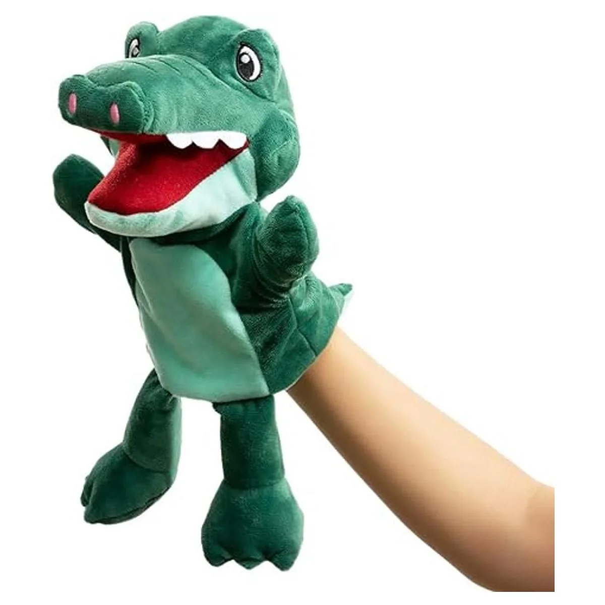 HollyHOME Marionetas de mano de cocodrilo de animal de_2