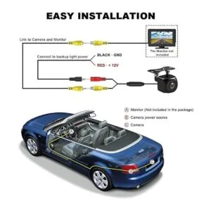 Niloghap Cámara de respaldo impermeable HD IP69K cámara_3