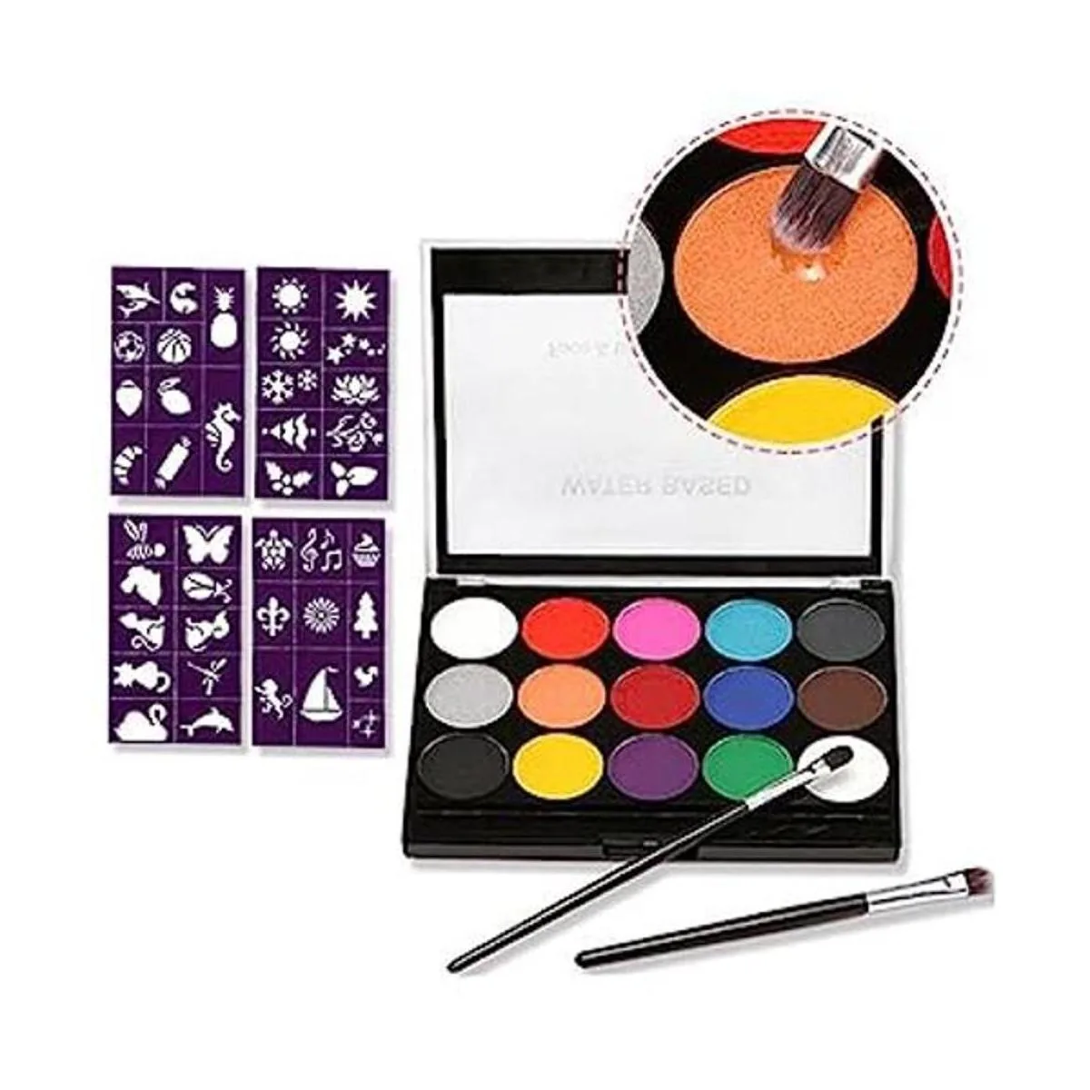 Kit de pintura facial para niños y adultos pintura de_1