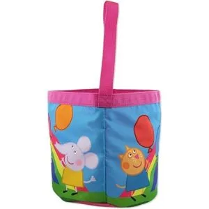 Peppa Pig Bolso de mano plegable de nylon del cubo del_3