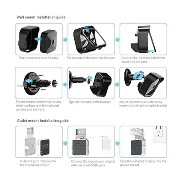 Blink XT2 Soporte de pared para cámara 3 unidades