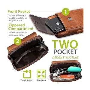 Hengwin Bolso bandolera de cuero para iPhone 11 XR 8 7 6_4