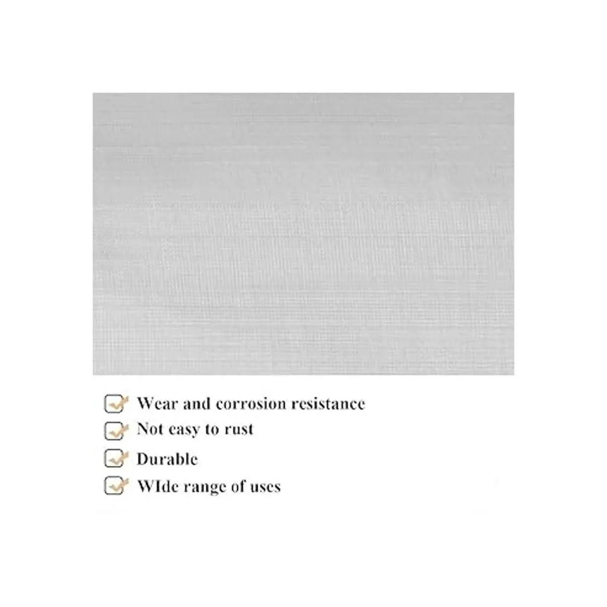 TIMESETL Malla de alambre tejido de acero inoxidable 304_4