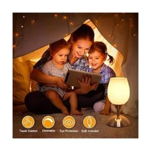 Boncoo Lámpara de mesa con control táctil regulable_2