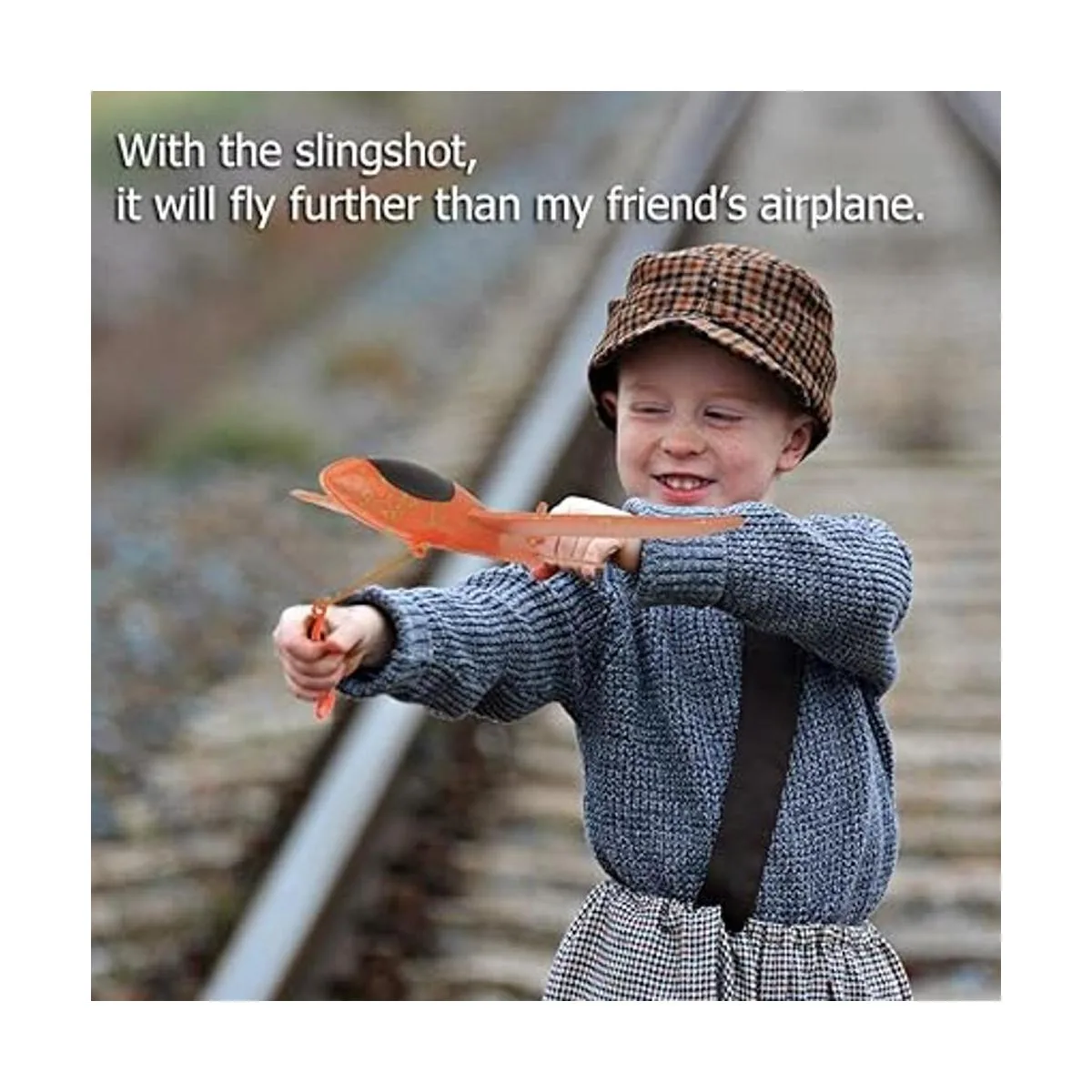 Paquete de 4 juguetes de avión avión de espuma grande de_4